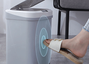 你家需要一个洁美智能感应垃圾桶：防水、静音！